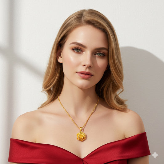 24K Gold Arabian Necklace