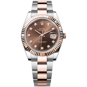 Rolex Datejust 41mm Chocolate Diamond Oyster