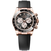 Rolex Cosmograph Daytona 40mm Black Index Leather