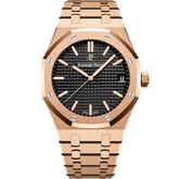 AP Royal Oak Rose Gold with Black Dial