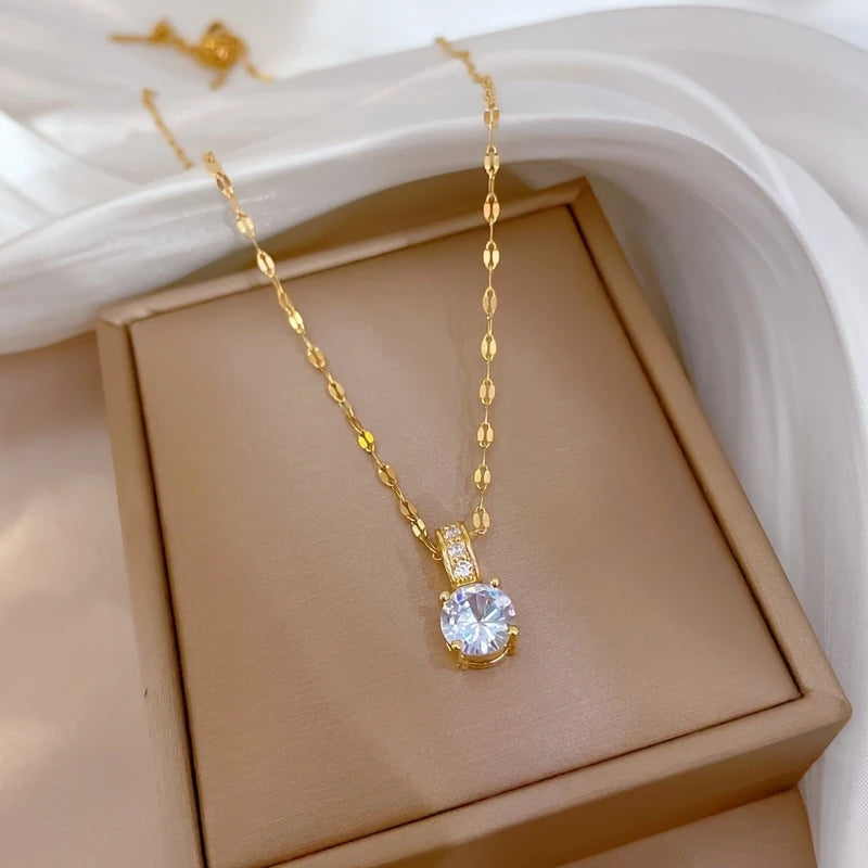 24K Gold Spark Necklace