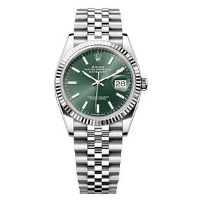 Rolex Datejust 36mm Mint Green Index