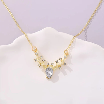 24K Gold Antler Aura Necklace