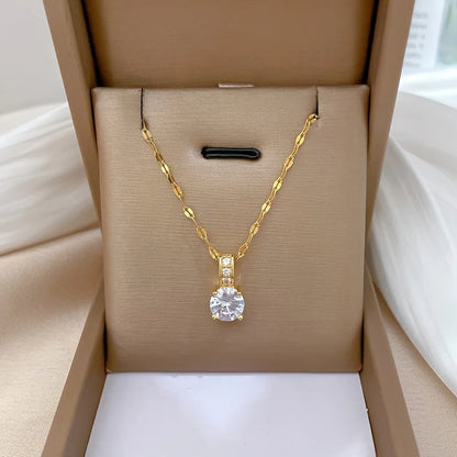 24K Gold Spark Necklace
