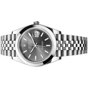 Rolex Datejust 41mm Dark Rhodium Index