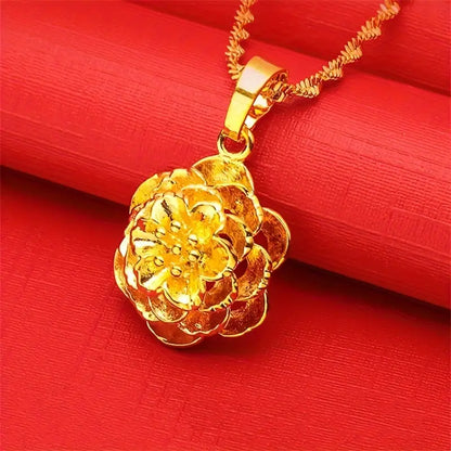 24K Gold Arabian Necklace