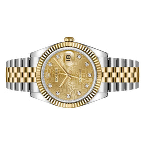 Rolex Datejust 36mm Champagne Diamond