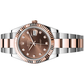 Rolex Datejust 41mm Chocolate Diamond Oyster