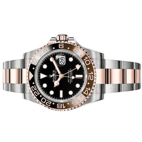 Rolex GMT Master II Root Beer 40mm Black