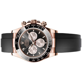 Rolex Cosmograph Daytona 40mm Black Index Leather