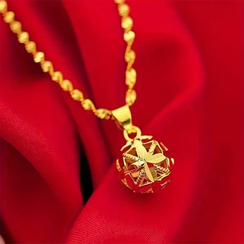 24K Gold Charm Necklace