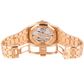 AP Royal Oak Rose Gold with Black Dial