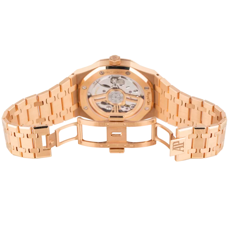 AP Royal Oak Rose Gold with Black Dial