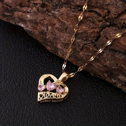 24K Gold Lover Heart Necklace
