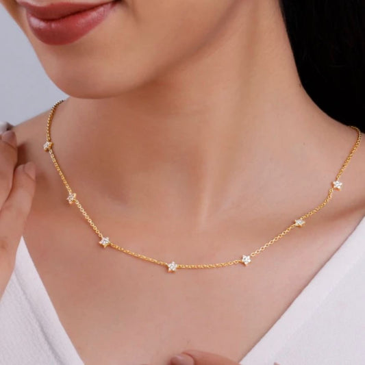 24K Gold Twinkle Star Necklace