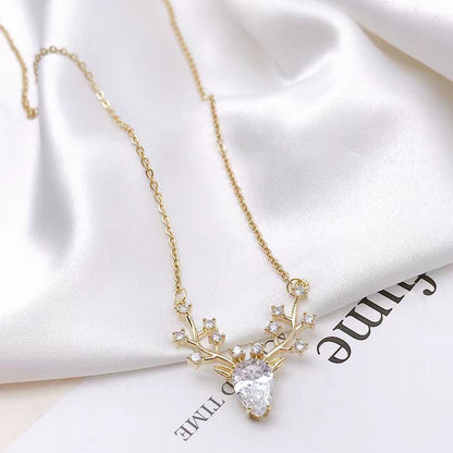 24K Gold Antler Aura Necklace